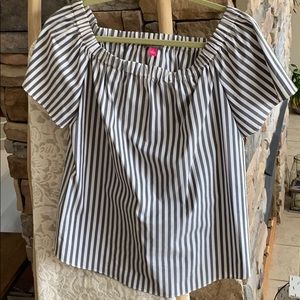 Off The Shoulder Vince Canute Top